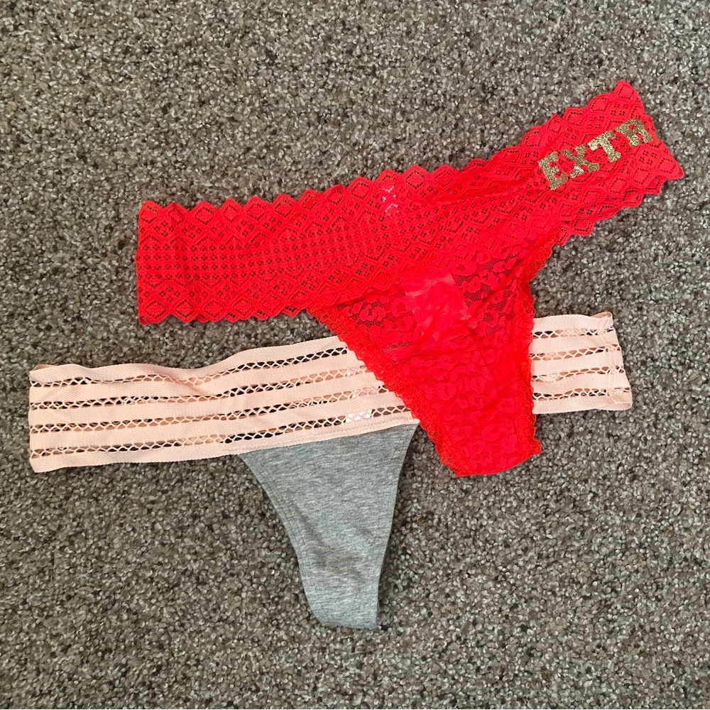 two NWT pink/vs panties